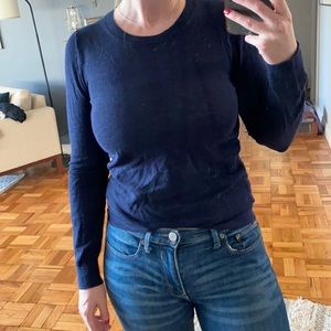 Navy j crew sweater